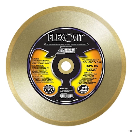 Flexovit DIAMOND TILE BLADE HIGH PERFORMANCE 44649